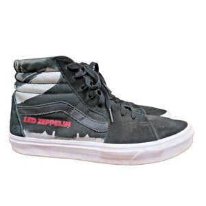 Vans Led Zeppelin Sneakers Shoes sk8 Hi 50th Anniversary Size 11.5 Off The Wall